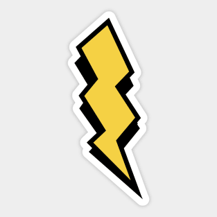 Character Tee, Thunder Bolts Sticker